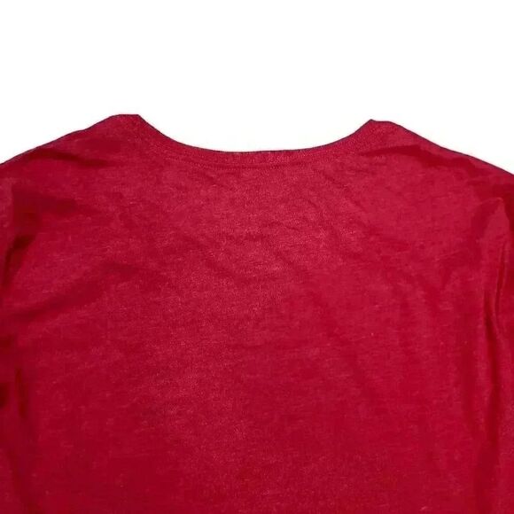 Disney Girl's Red Cotton/Poly Winnie the Pooh Hunny Crew Neck Long Sleeve T-shir - Picture 7 of 10